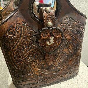 Vintage tooled purse